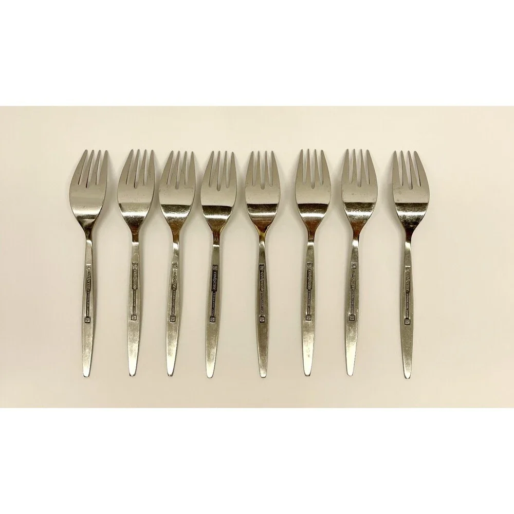 Coventry Bouquet Stainless Flatware–32 Pc Service for 8–Floral Vintage Japan